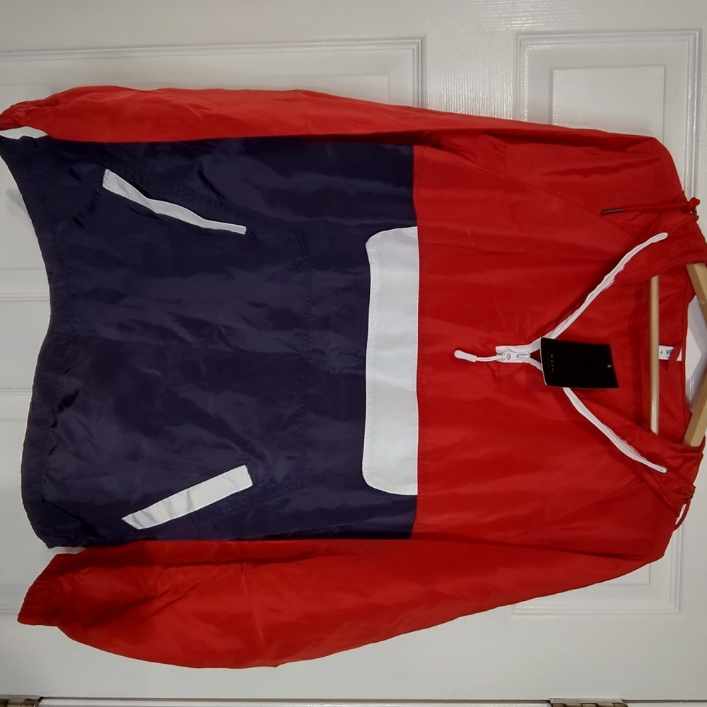 NWT Weiv Los Angeles Pullover Hooded Windbreaker sz S